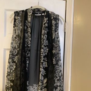 Susan Graver sheer vest 1x